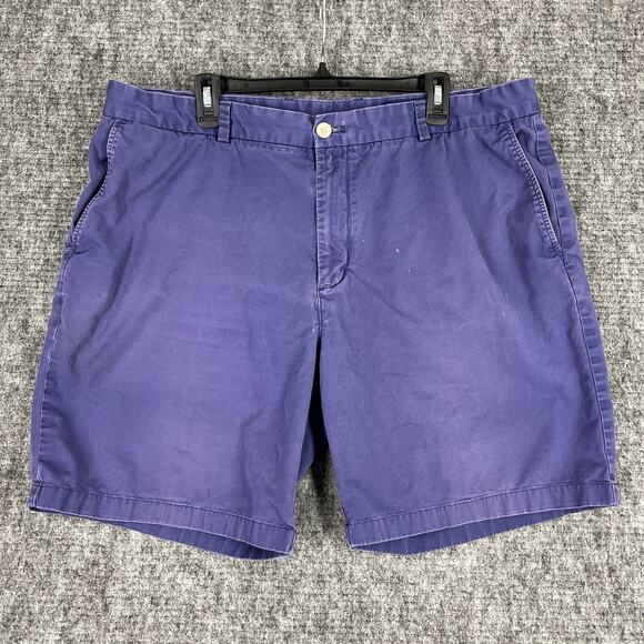 Vineyard‎ Vines Shorts Mens 40 Breaker Short Blue Chino Preppy Club Broken In - Picture 1 of 10